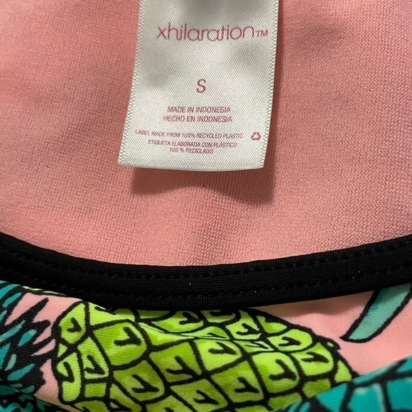 Xhilaration Pink and Green Pineapple Bikini Bottom - Picture 3 of 3